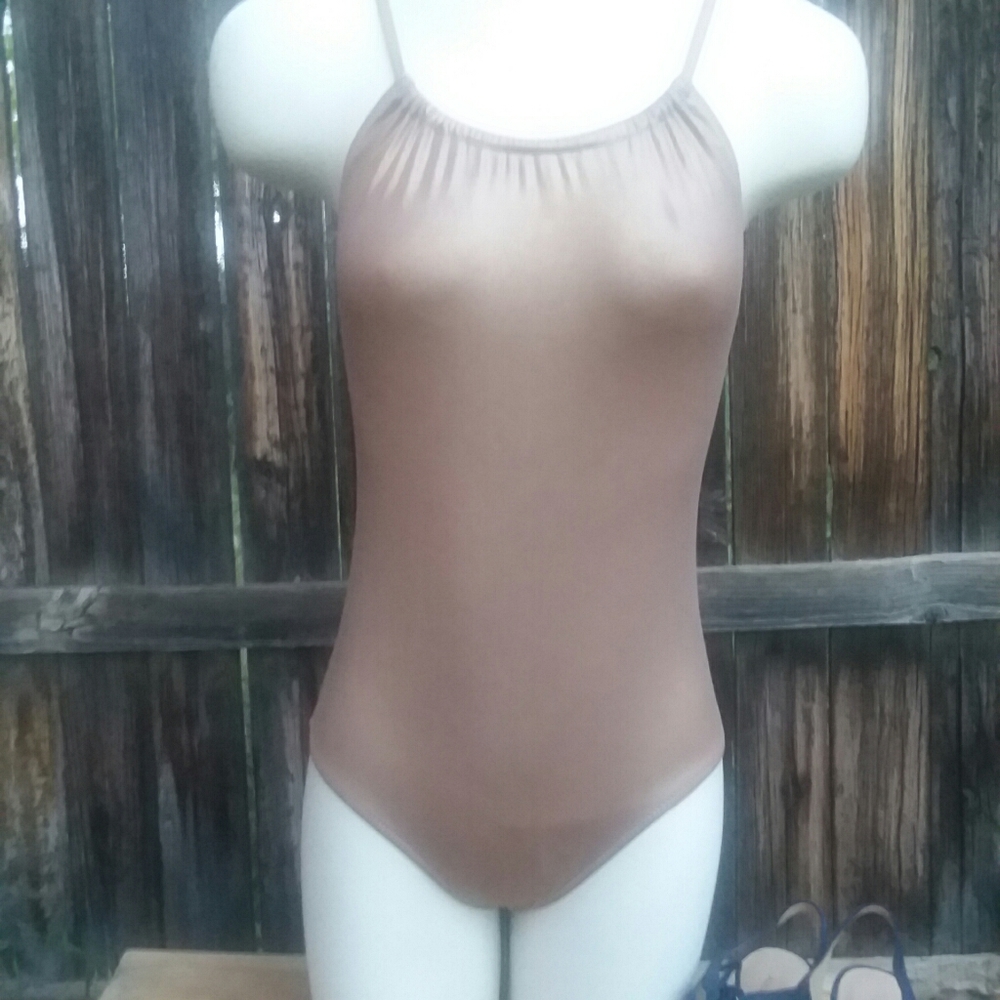 Teens 16 Or XS womans  Gold swimsuit.
